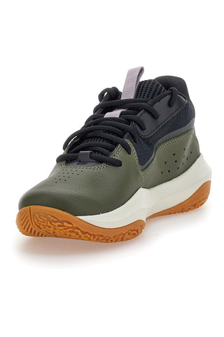 Zelene košarkarske čevlje z gumijasto podplatom Under Armour Lockdown 7