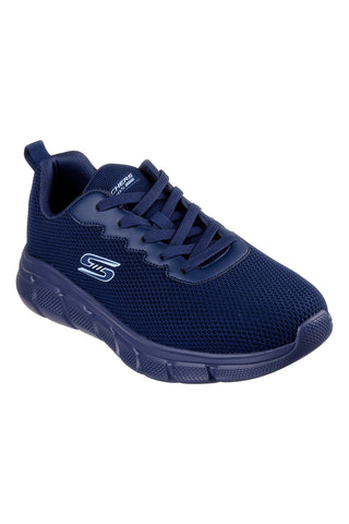 Modri pleteni športni copati Skechers Bobs B Flex Chill Edge