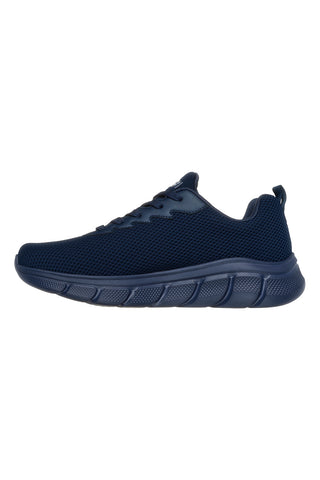 Modri pleteni športni copati Skechers Bobs B Flex Chill Edge