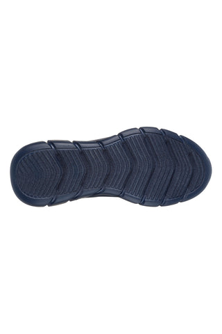 Modri pleteni športni copati Skechers Bobs B Flex Chill Edge