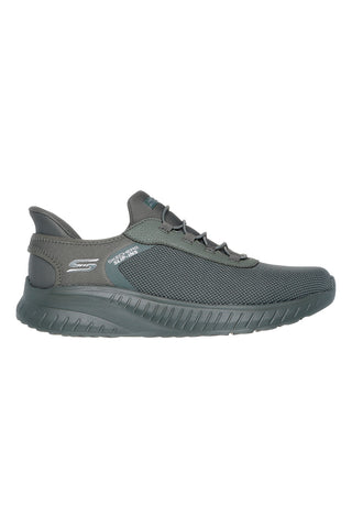 Superge slip ins olivno zelena mreža Skechers Bobs squad chaos tough walk