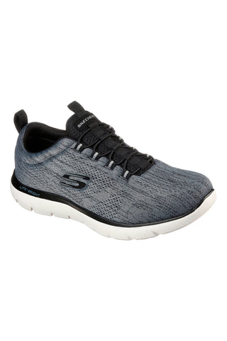 Črni superge Memory Foam slip-on Skechers Summits Louvin