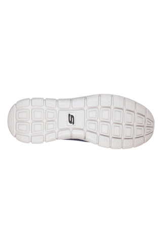 Modri čevlji iz usnja in mrežastega materiala z Memory Foam Skechers Track Scloric