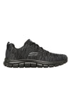 Črni športni copati iz mrežastega pletenega materiala z Memory Foam Skechers Track Front Runner