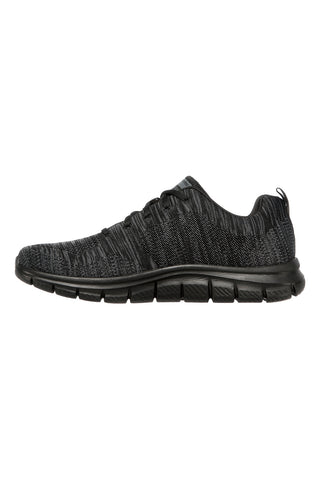 Črni športni copati iz mrežastega pletenega materiala z Memory Foam Skechers Track Front Runner