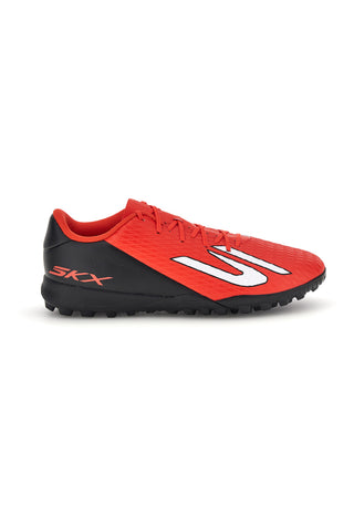 Rdeči nogometni čevlji Skechers SKX_2 Club TF s podplatom TF in nizkimi kopačkami