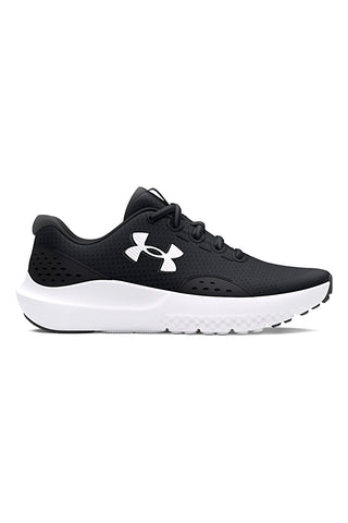Fantovske črne mrežaste športne copate Under Armour BGS Surge 4