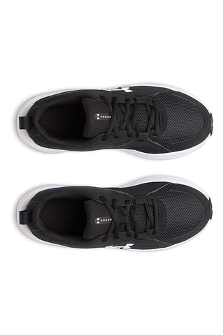 Fantovske črne mrežaste športne copate Under Armour BGS Assert 11