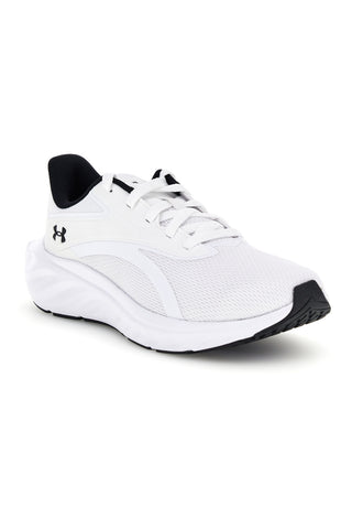 Črno-beli tekaški copati z zračno mrežo in blazinami Charged+ Under armour Ascend