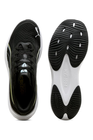 Črni tekaški čevlji iz mrežastega materiala z blaženjem Profoam Puma Darter Pro 2
