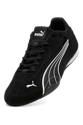 Črni nizki superge iz semiša Puma Catch SD