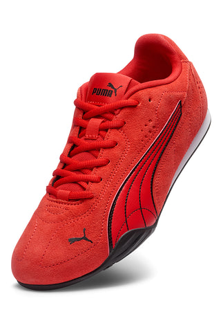 Rdeče nizke superge iz semiša Puma Catch SD