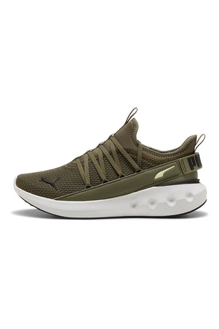 Olive zelene superge z belo podplatom Puma Softride Carson Fresh