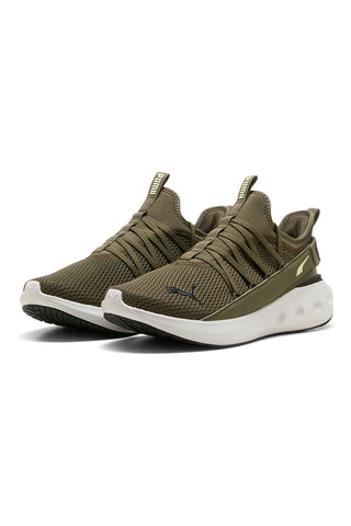 Olive zelene superge z belo podplatom Puma Softride Carson Fresh
