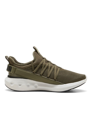Olive zelene superge z belo podplatom Puma Softride Carson Fresh