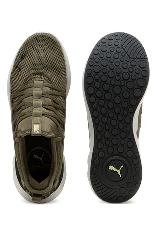 Olive zelene superge z belo podplatom Puma Softride Carson Fresh