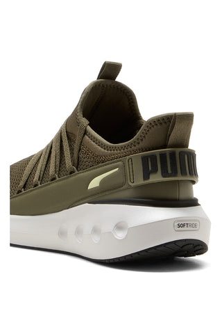 Olive zelene superge z belo podplatom Puma Softride Carson Fresh