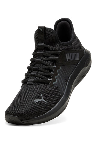 Povsem črni, zračni športni copati Puma Softride Enzo 5 Slip Tech
