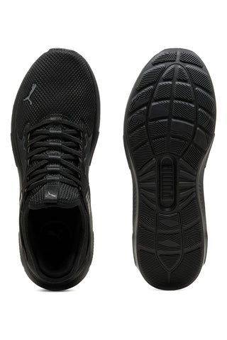 Povsem črni, zračni športni copati Puma Softride Enzo 5 Slip Tech