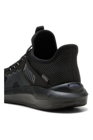 Povsem črni, zračni športni copati Puma Softride Enzo 5 Slip Tech