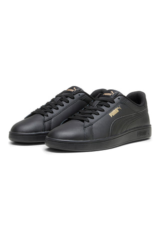 Črni usnjeni udobni športni copati Puma Smash 3.0 L