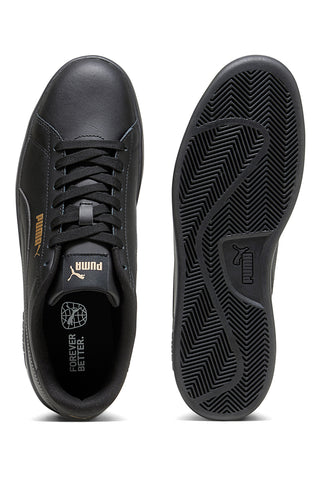 Črni usnjeni udobni športni copati Puma Smash 3.0 L