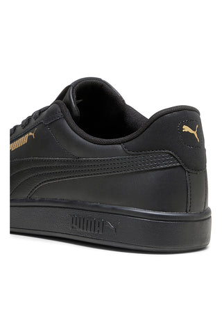 Črni usnjeni udobni športni copati Puma Smash 3.0 L