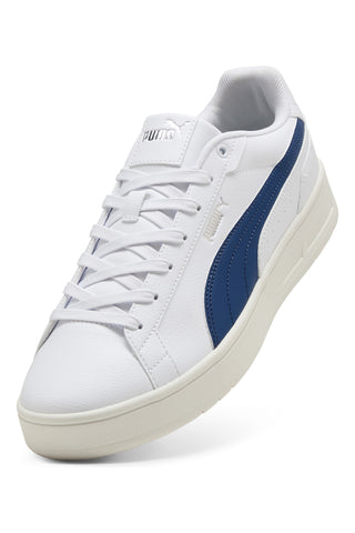 Bele superge z modrimi detajli in podplatom SoftFoam+ Puma Court Classico