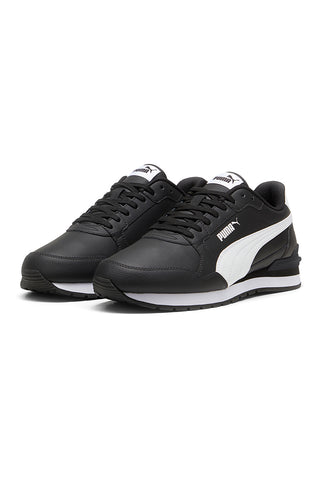 Črni športni copati z belimi detajli in podplatom SoftFoam+ Puma ST Runner v4 L