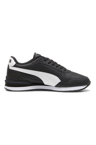 Črni športni copati z belimi detajli in podplatom SoftFoam+ Puma ST Runner v4 L