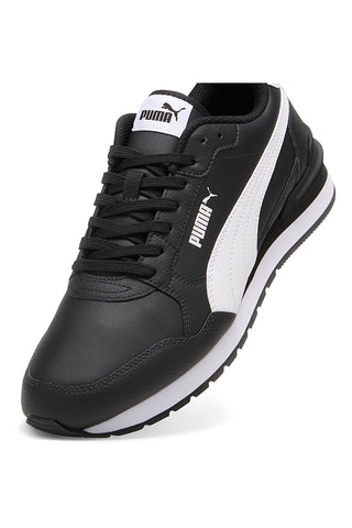 Črni športni copati z belimi detajli in podplatom SoftFoam+ Puma ST Runner v4 L