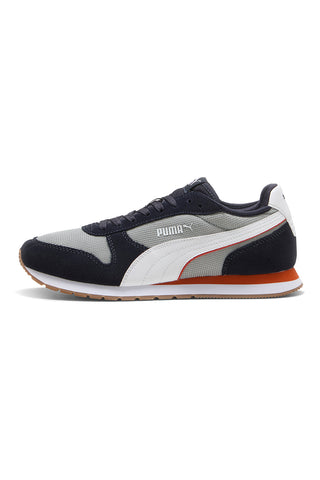 Modri in sivi športni copati iz mrežastega materiala z usnjenimi detajli Puma ST Miler