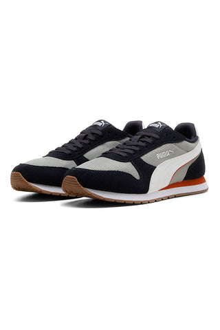Modri in sivi športni copati iz mrežastega materiala z usnjenimi detajli Puma ST Miler