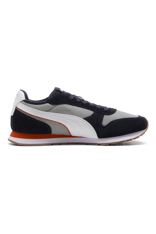 Modri in sivi športni copati iz mrežastega materiala z usnjenimi detajli Puma ST Miler