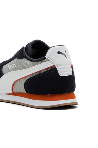 Modri in sivi športni copati iz mrežastega materiala z usnjenimi detajli Puma ST Miler