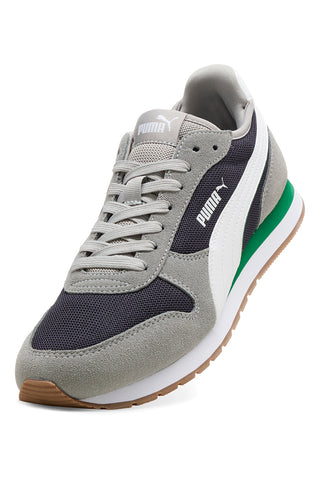Sive in temno modre mrežaste superge z usnjenimi detajli Puma ST Miler