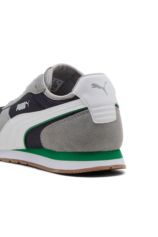 Sive in temno modre mrežaste superge z usnjenimi detajli Puma ST Miler