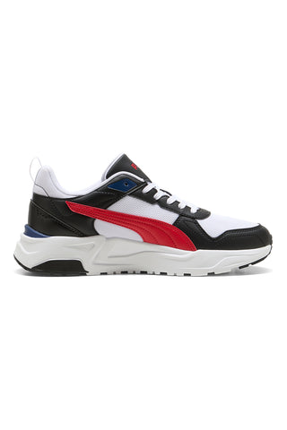 Puma Trinity 2 LT črno-rdeče-bele mrežaste športne copate