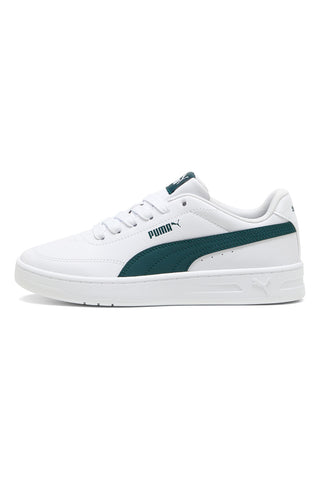 Bele in zelene športne copate Puma Court Classic Clean Jr.