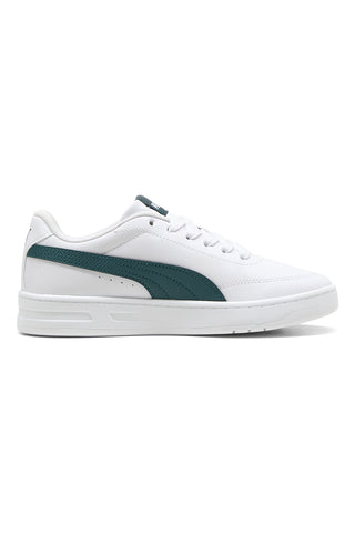 Bele in zelene športne copate Puma Court Classic Clean Jr.