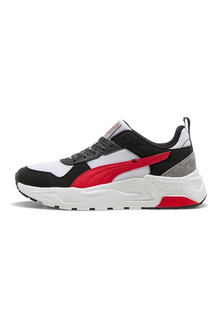 Črno-rdeče bele mrežaste superge Puma Trinity 2 LT Mid 90s Jr.