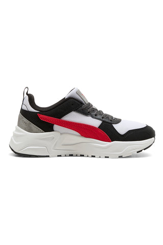 Črno-rdeče bele mrežaste superge Puma Trinity 2 LT Mid 90s Jr.