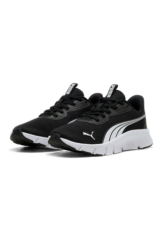 Črno-bele lahke tekaške copate Puma Flexfocus Lite Modern Jr