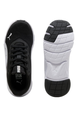 Črno-bele lahke tekaške copate Puma Flexfocus Lite Modern Jr