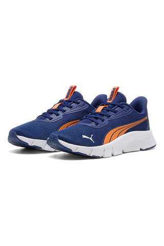 Modre in oranžne lahke tekaške copate Puma Flexfocus Lite Modern Jr
