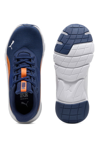 Modre in oranžne lahke tekaške copate Puma Flexfocus Lite Modern Jr