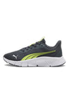 Sive in zelene lahke tekaške copate Puma Flexfocus Lite Modern Jr