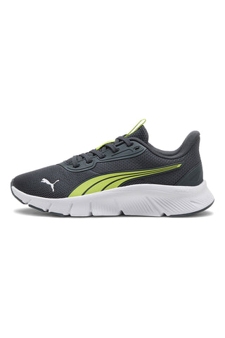 Sive in zelene lahke tekaške copate Puma Flexfocus Lite Modern Jr