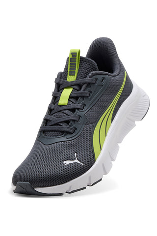 Sive in zelene lahke tekaške copate Puma Flexfocus Lite Modern Jr
