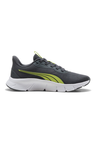 Sive in zelene lahke tekaške copate Puma Flexfocus Lite Modern Jr